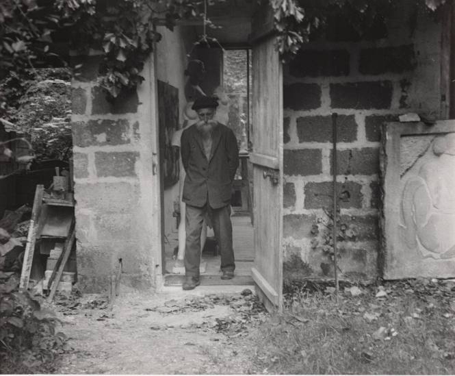 Aristide Maillol Emerging from his Studio, Marly-Le-Roy