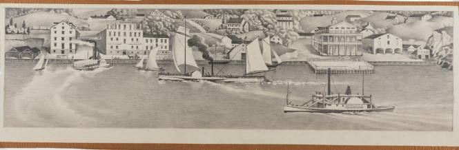 Mural Study for the Poughkeepsie Post Office