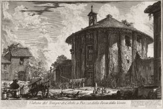 Veduta del Tempio di Cibele a Piazza della Bocca della Veritá (The Temple of Cybele in the Piazza della Bocca della Verita)
