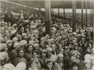 The King's visit to the Clyde (from the British Ministry of Information photographs of women working in factories during WWI)