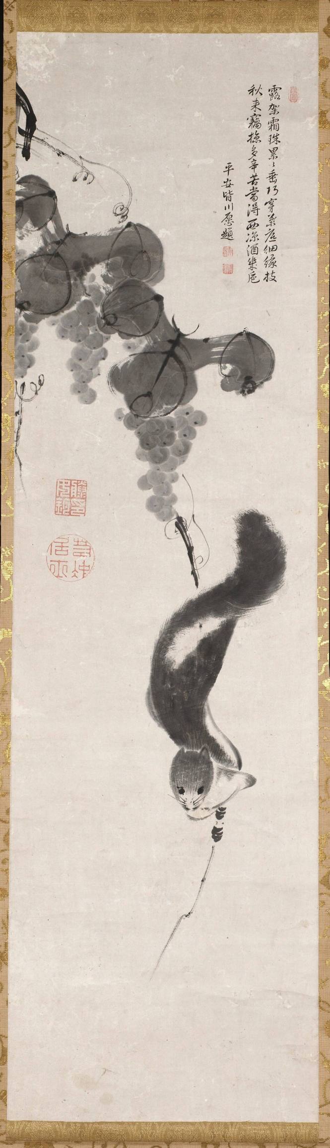 Squirrel and Grapes