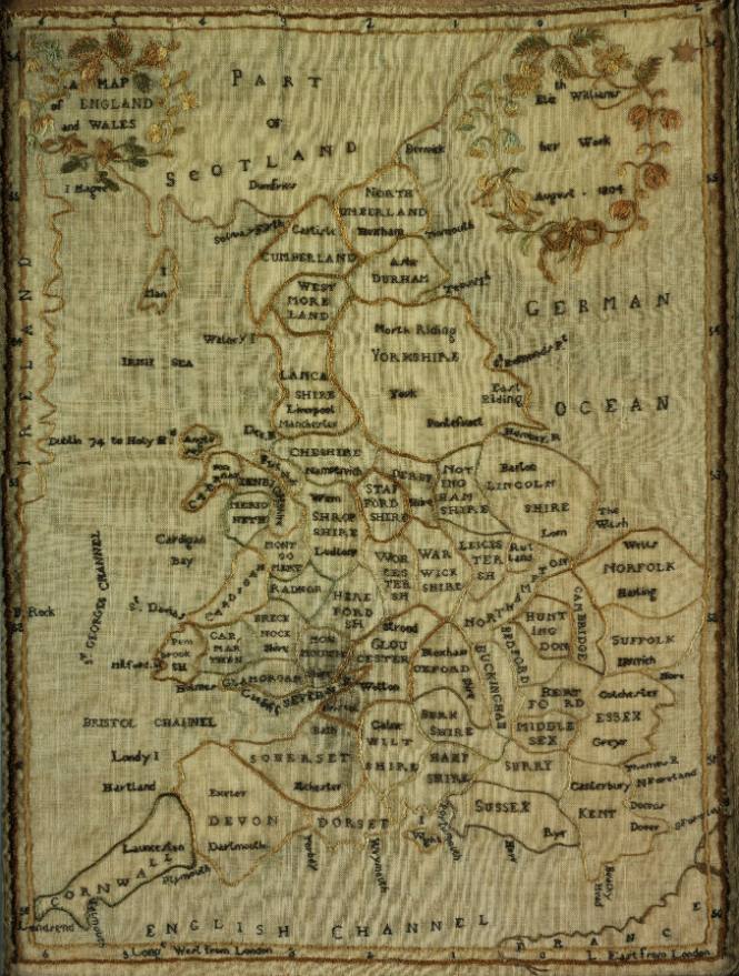 A Map of England and Wales