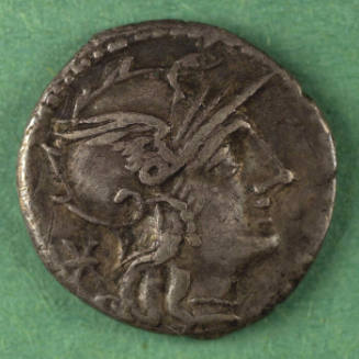 denarius, Roman Republic, 134 BCE