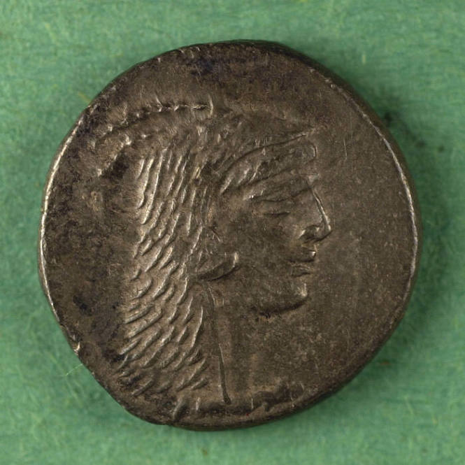 denarius, Roman Republic, 45 BCE