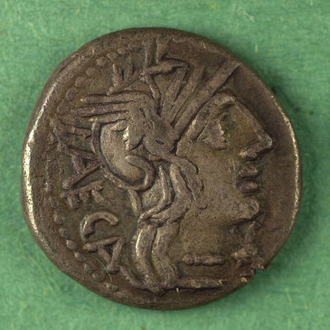 denarius, Roman Republic, 125 BCE