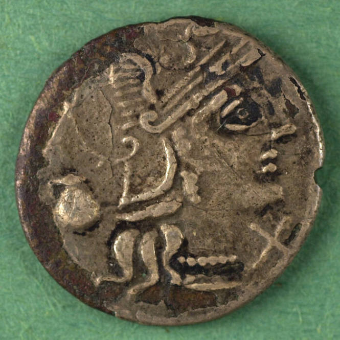 denarius, Roman Republic, 137 BCE