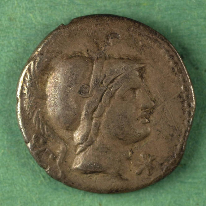 denarius, Roman Republic, 76 BCE
