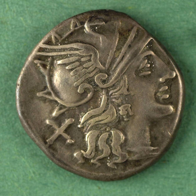 denarius, Roman Republic, 152 BCE