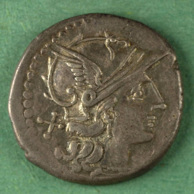 denarius, Roman Republic, 154 BCE