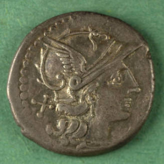 denarius, Roman Republic, 154 BCE