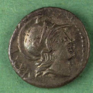 denarius, Roman Republic, 77 BCE