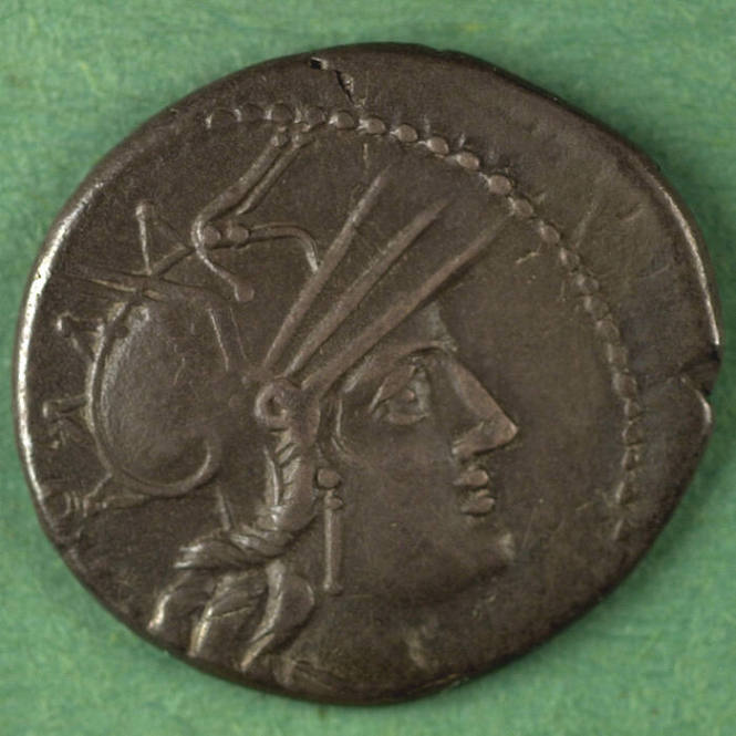 denarius, Roman Republic, 120 BCE