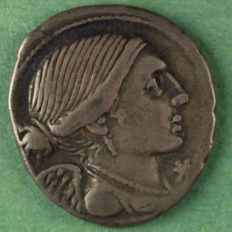 denarius, Roman Republic, 108-107 BCE