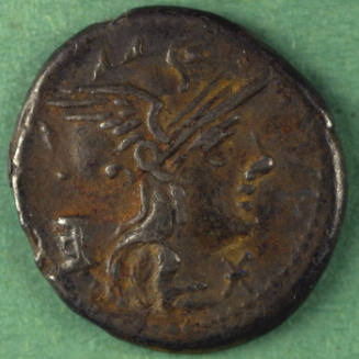 denarius, Roman Republic, 134 BCE