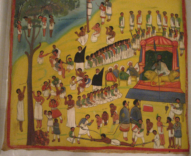 Emperor Tewodros II and his violent suppression of rebels at Gojjam