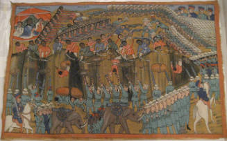 Emperor Tewodros II at the Battle of Magdala