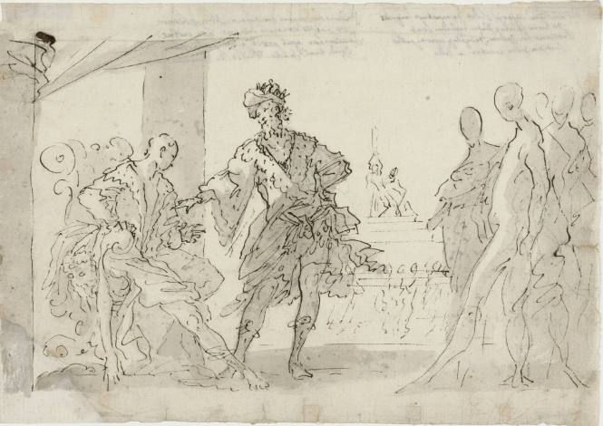 The Judgement of Cambyses:  Cambyses Installs Otanes in the Throne of his Father, Sisamnes