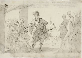 The Judgement of Cambyses:  Cambyses Installs Otanes in the Throne of his Father, Sisamnes