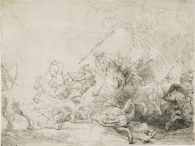 The Large Lion Hunt