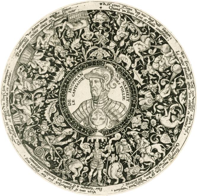 De Hoopman van Narheit (The Captain of Folly) (from the series, Four Designs for Dishes)