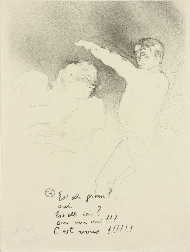 At the Théâtre des Variétés: Marcelle Lender and Brasseur (Aux Variétés: Marcelle Lender et Brasseur)
