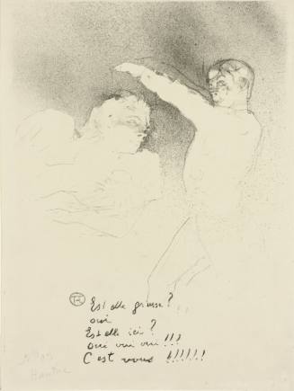 At the Théâtre des Variétés: Marcelle Lender and Brasseur (Aux Variétés: Marcelle Lender et Brasseur)