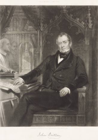 John Britton, for the frontispiece of The Autobiography of John Britton (London, 1850)