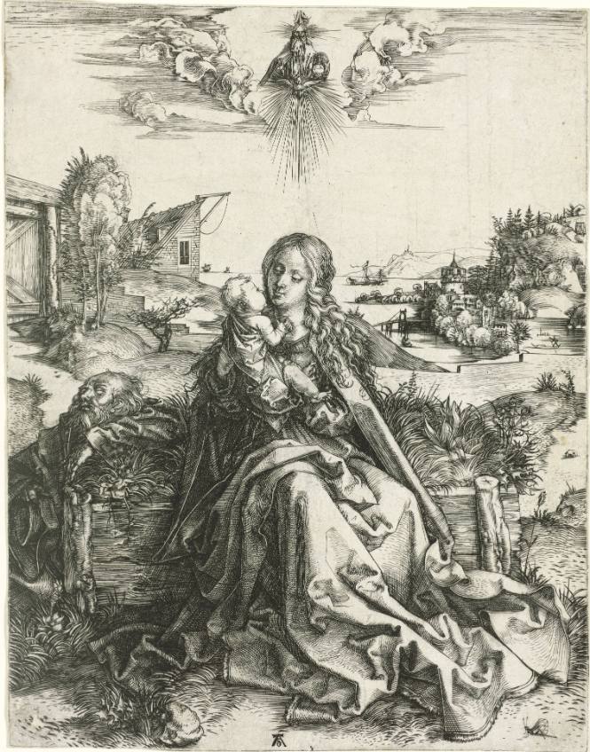 Holy Family with the Dragon Fly