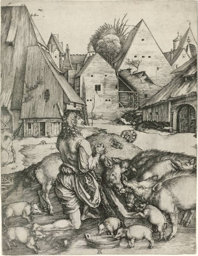 The Prodigal Son Amid the Swine