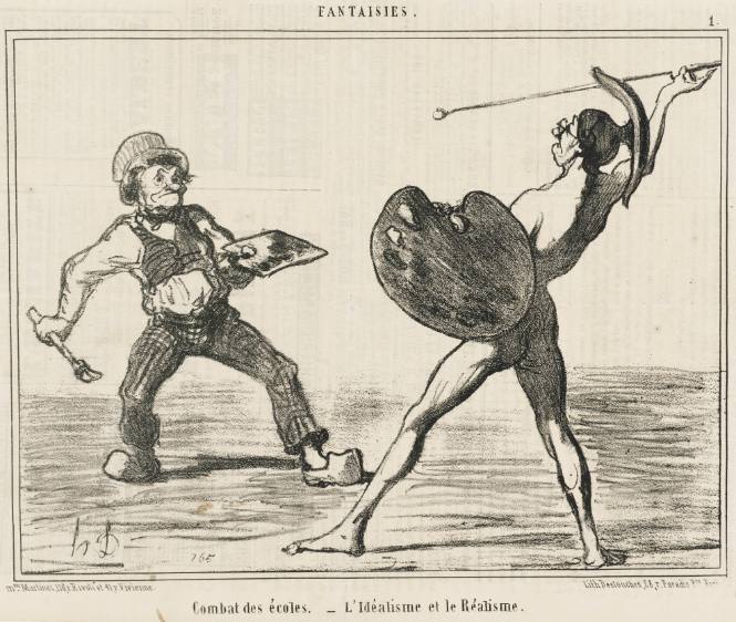 Fantasies: Combat des écoles. --L'Idealisme et le Réalisme