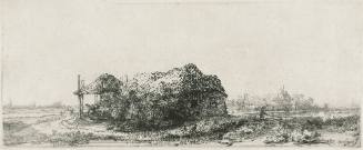 Landscape with Cottage and Hay Barn: Oblong