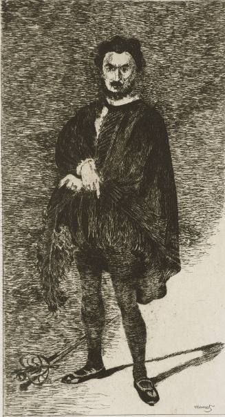 L'acteur tragique (The Tragic Actor: Philibert Rouvière in the role of Hamlet)