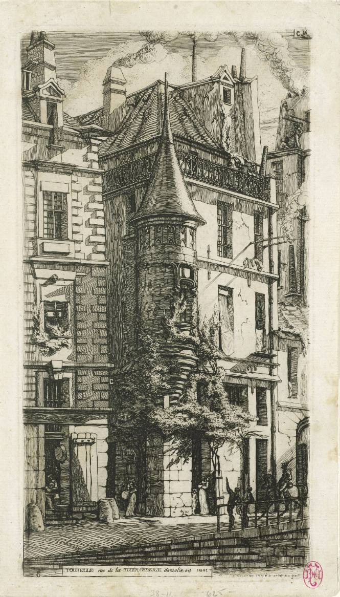 Tourelle, Rue de la Tixéranderie, Paris
