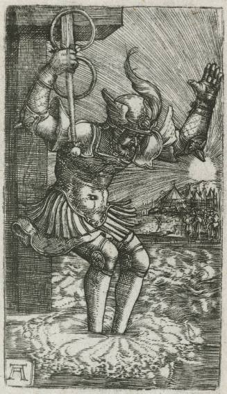 Horatius Cocles Leaping into the Tiber