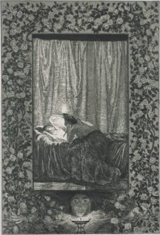 Psyche mit der Lampe (Psyche with the lamp, from Cupid and Psyche)