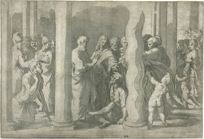 St. Peter and St. John Healing the Lame Man at the Beautiful Gate