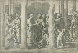 St. Peter and St. John Healing the Lame Man at the Beautiful Gate