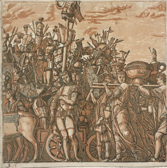 Trophies and Bearers of Coin and Vases (from The Triumphs of Caesar)