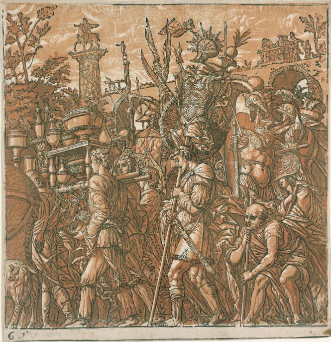 Bearers of Coin and Plate, Trophies of Royal Armor (from The Triumphs of Caesar)