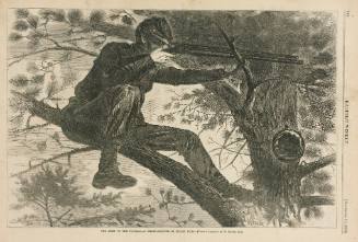 The Army of the Potomac - A Sharp-shooter on Picket Duty from Harper's Weekly, November 15, 1862