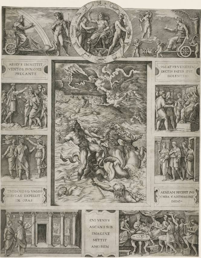 Quos Ego (Neptune Calming the Tempest, which Aeolus Raised against Aeneas' Fleet)