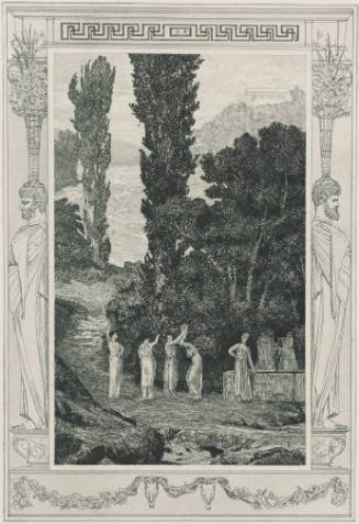 Psyche wandernd (Psyche travelling, from Cupid and Psyche)