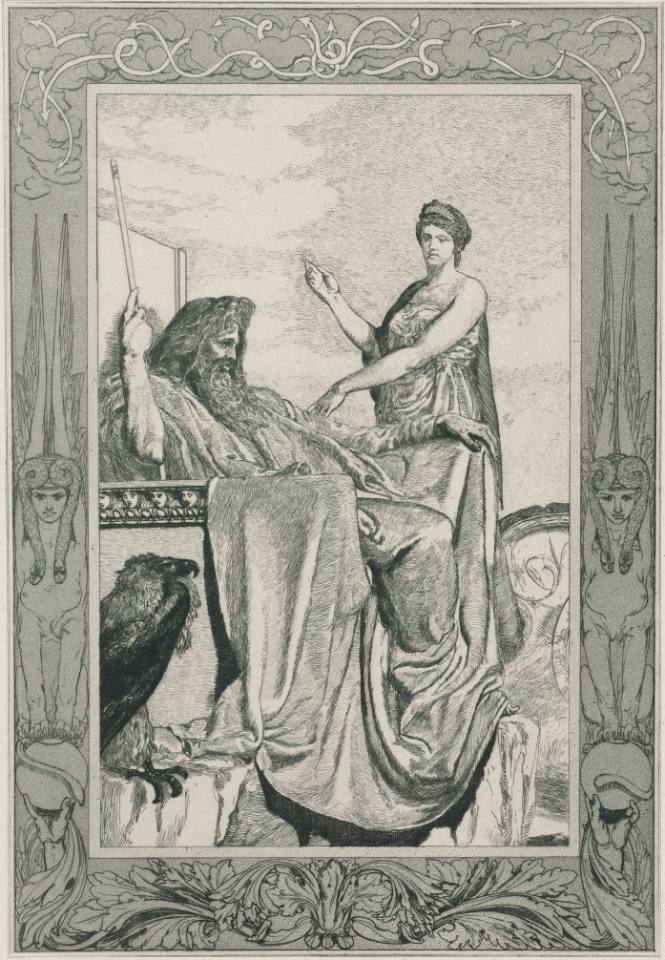 Jupiter and Venus (Jupiter and Venus, from Cupid and Psyche)