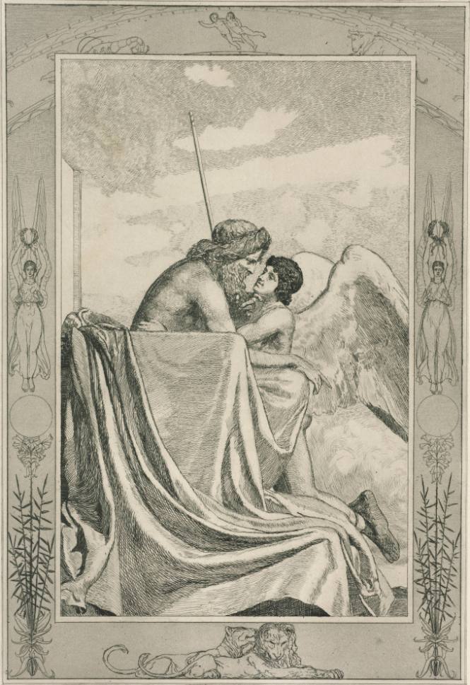 Amor bei Jupiter (Cupid with Jupiter, from Cupid and Psyche)