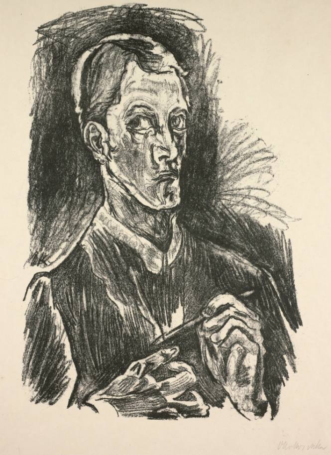 Self Portrait with a Crayon