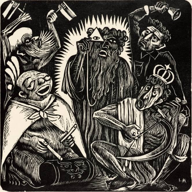 Father God and His Four Evangelists