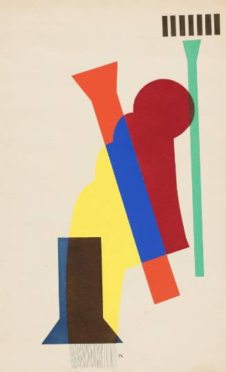 Concrete Mixer, from the portfolio Revolving Doors, based on collages made in 1916-1917 in New York
