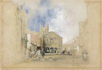 Town Hall at Windsor from the Corner of George Street