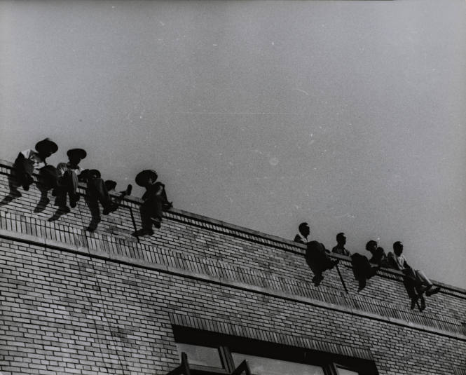 Watching the West Indian Parade from a Roof in Harlem