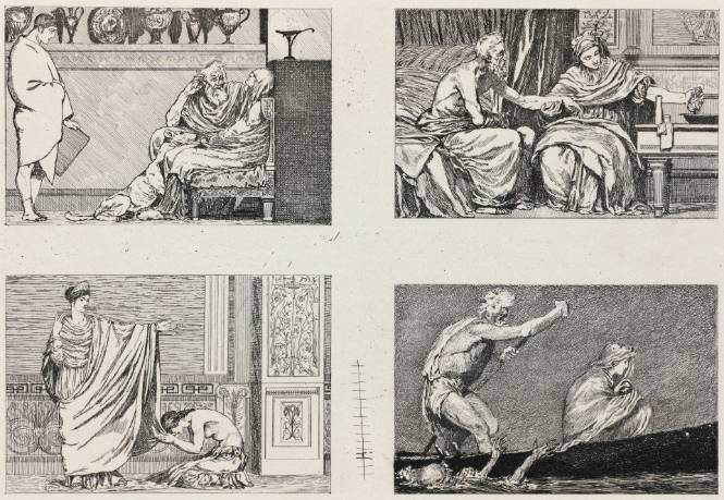 Eine Schwester und deren Mann (One sister and her husband, from Cupid and Psyche)